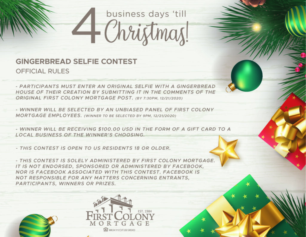 Facebook Contest Rules – First Colony Mortgage